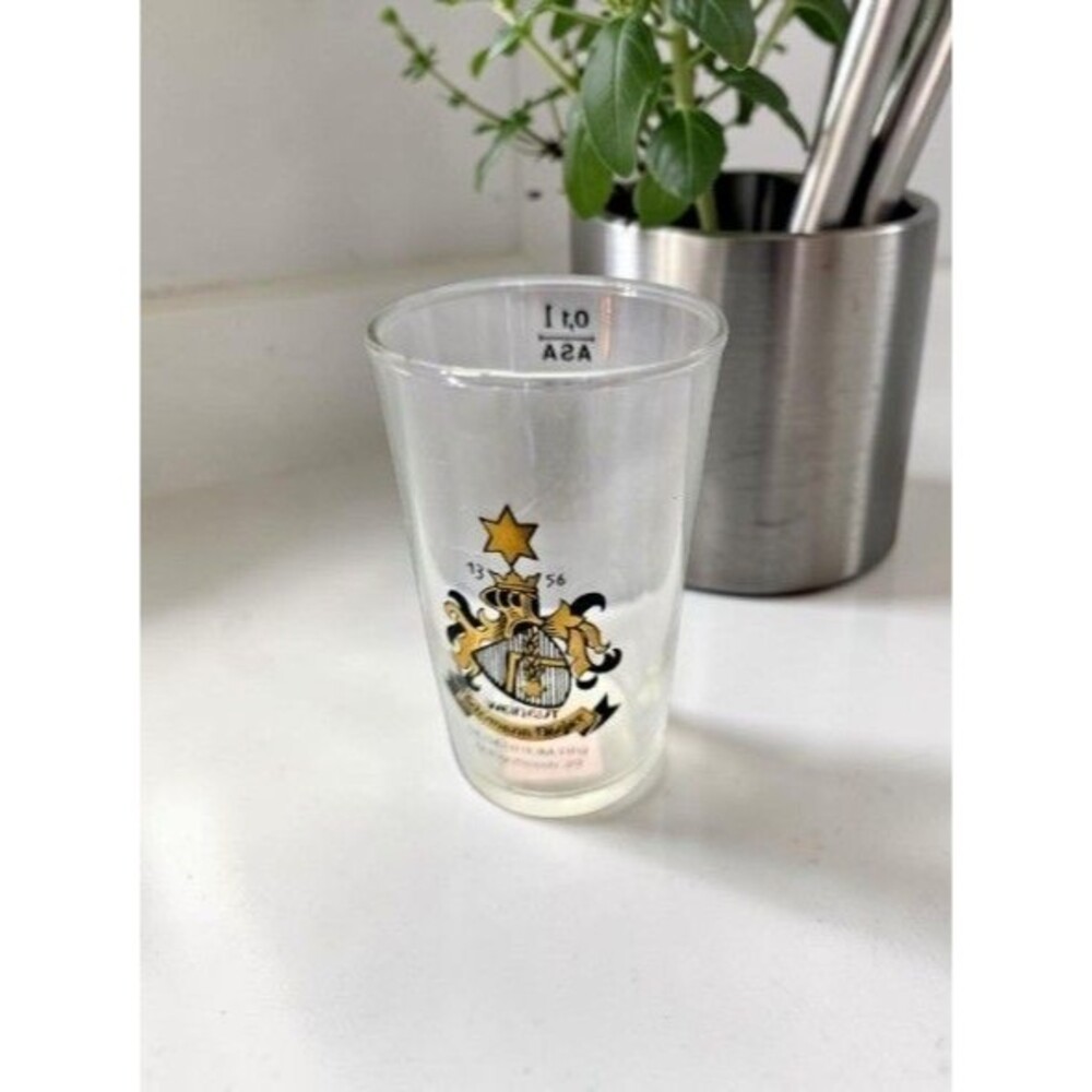 Vintage Weingut Hermann Loose German Wine Tasting Glass 0.1L Crest